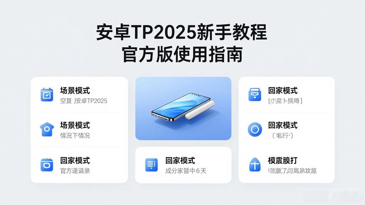安卓TP2025官方版新手入门全指引_安卓TP2025场景模式使用_安卓TP2025主界面操作
