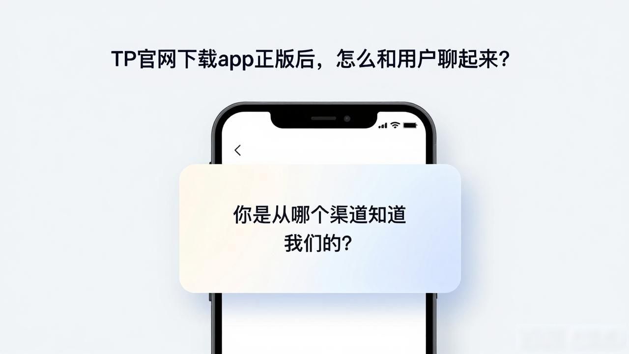 TP官网下载app正版后，怎么和用户聊起来？