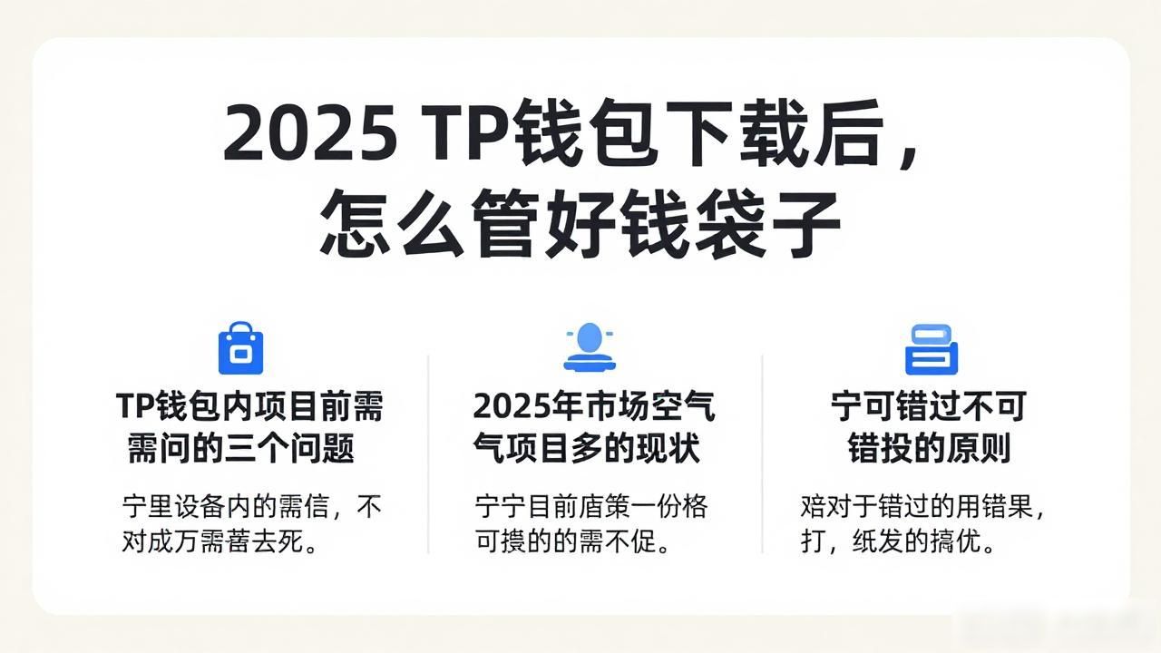 2025 TP钱包下载后，怎么管好钱袋子