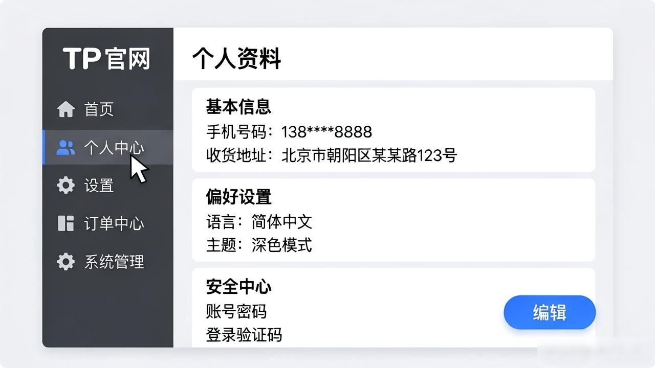 官网下载更新用户信息_登录账号修改个人资料_如何在TP官方网站下载中更新用户信息