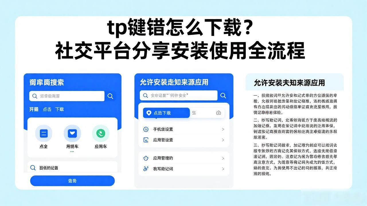 tp钱包怎么下载？社交平台分享安装使用全流程