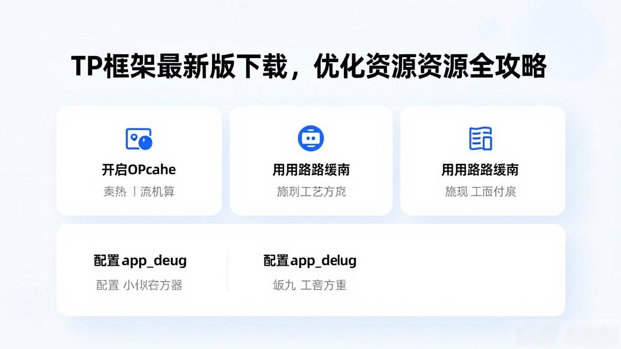 ThinkPHP最新版本资源配置优化_ThinkPHP性能提升缓存配置_如何通过TP最新版本下载优化资源配置？