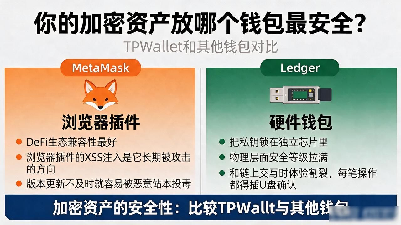 你的加密资产放哪个钱包最安全？TPWallet和其他钱包对比