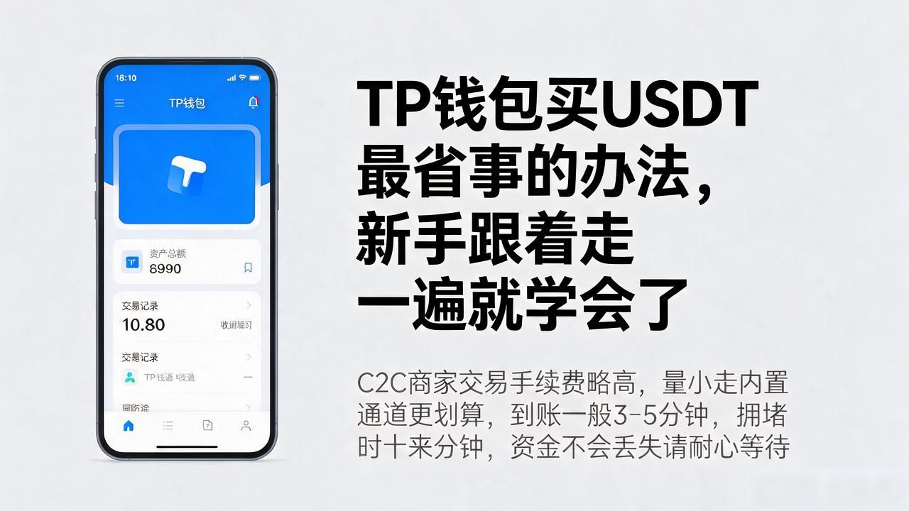 TP钱包买USDT最省事的办法，新手跟着走一遍就学会了