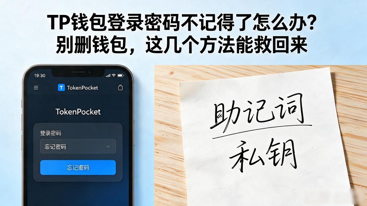 TP钱包登录密码不记得了怎么办？别删钱包，这几个方法能救回来