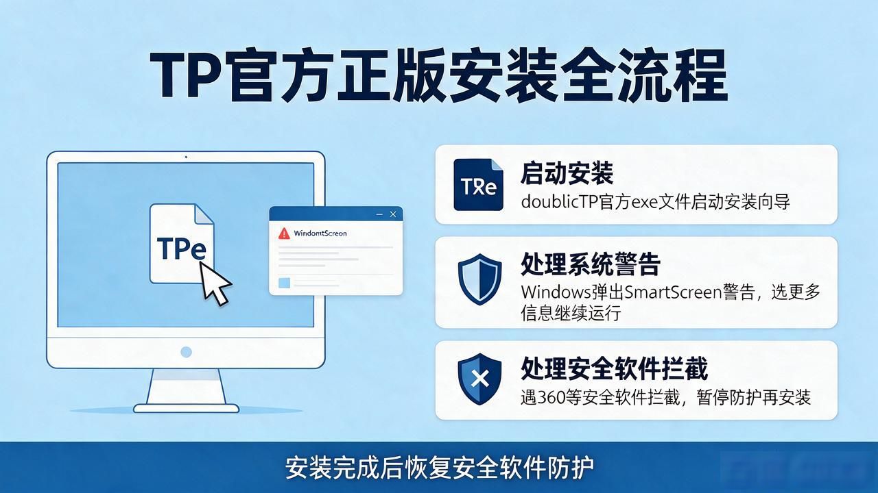 TP官方正版下载后的安装步骤解析_如何正确安装TP软件_TP正版安装教程
