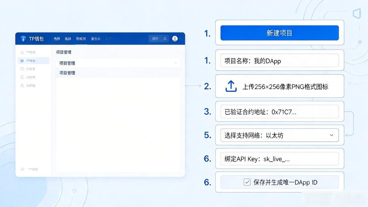 TP钱包开发者认证流程_DApp部署审核注意事项_如何在TP钱包中创建新项目?
