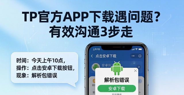 TP官方APP下载遇问题？有效沟通3步走