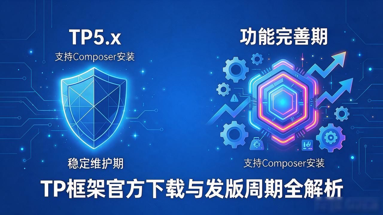 ThinkPHP版本选择指南_tp官方正版下载发版节奏梳理_ThinkPHP官方下载渠道