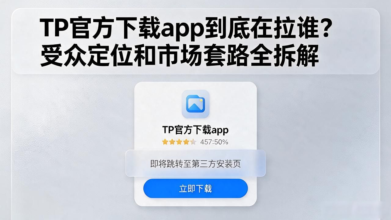 TP官方下载app到底在拉谁？受众定位和市场套路全拆解