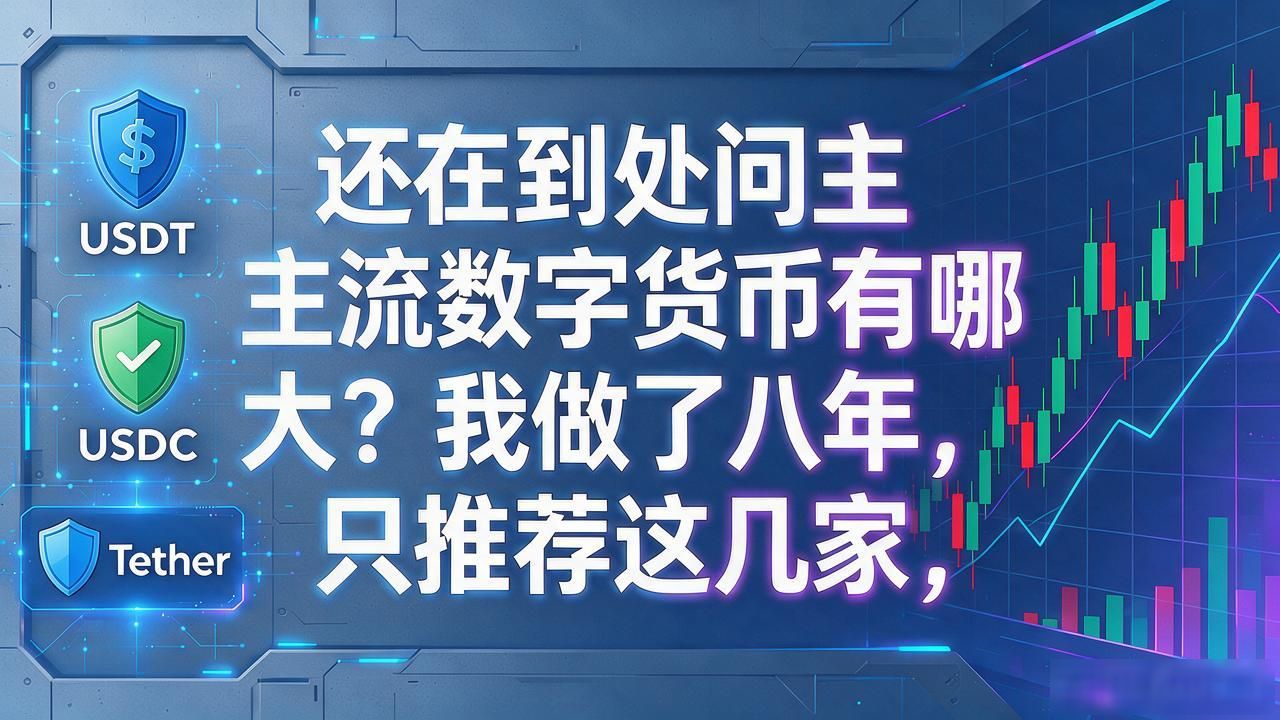 还在到处问主流数字货币有哪几大？我做了八年，只推荐这几家