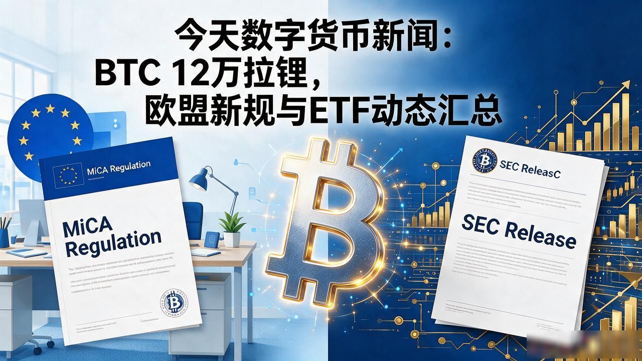 今天数字货币新闻报道_以太坊L2扩容利好与Gas费用下降_比特币12万美元震荡走势分析