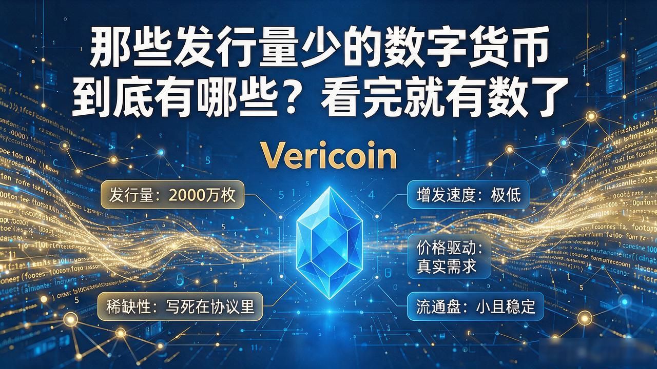 那些发行量少的数字货币到底有哪些？看完就有数了