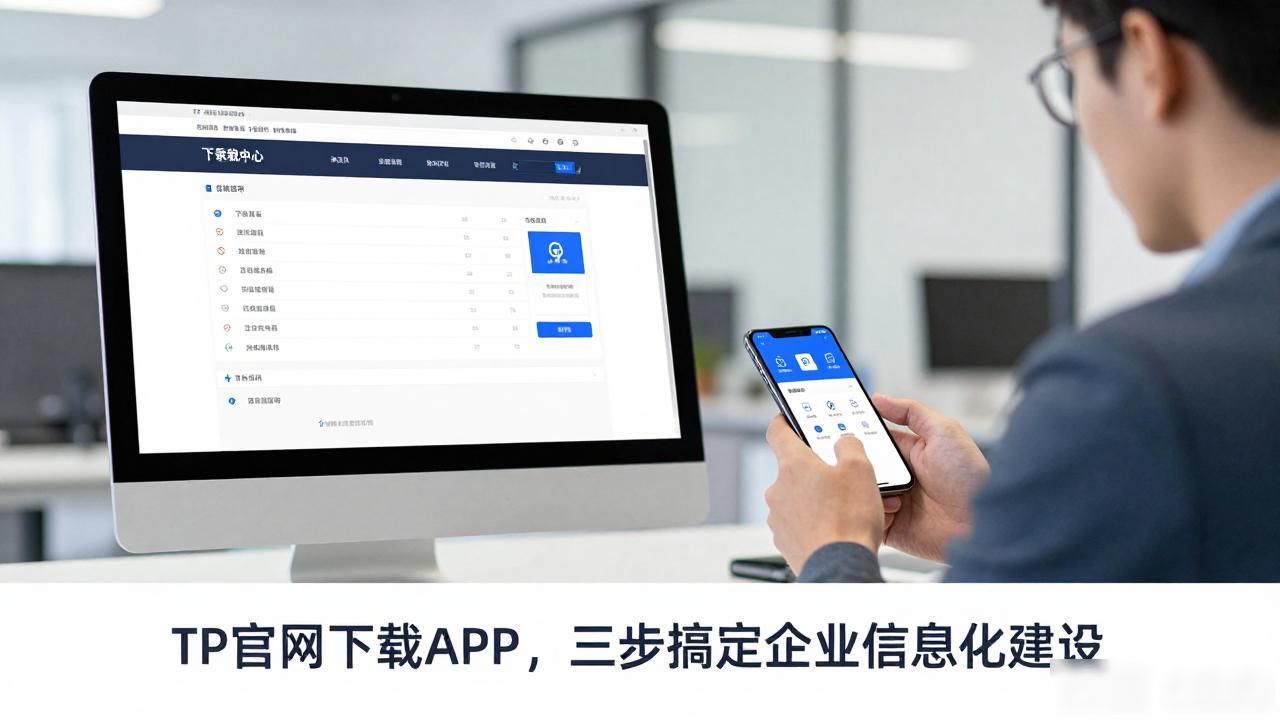 TP官网下载APP，三步搞定企业信息化建设