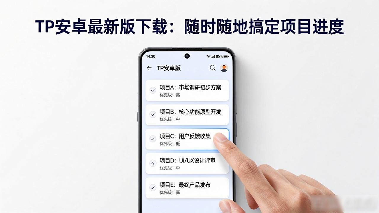 移动端任务进度同步_项目管理应用安卓版_TP官方下载安卓最新版对项目管理的支持