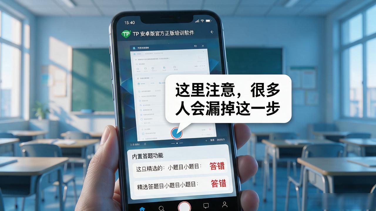 TP安卓版官方正版培训怎么搞，这几个实操细节讲明白了