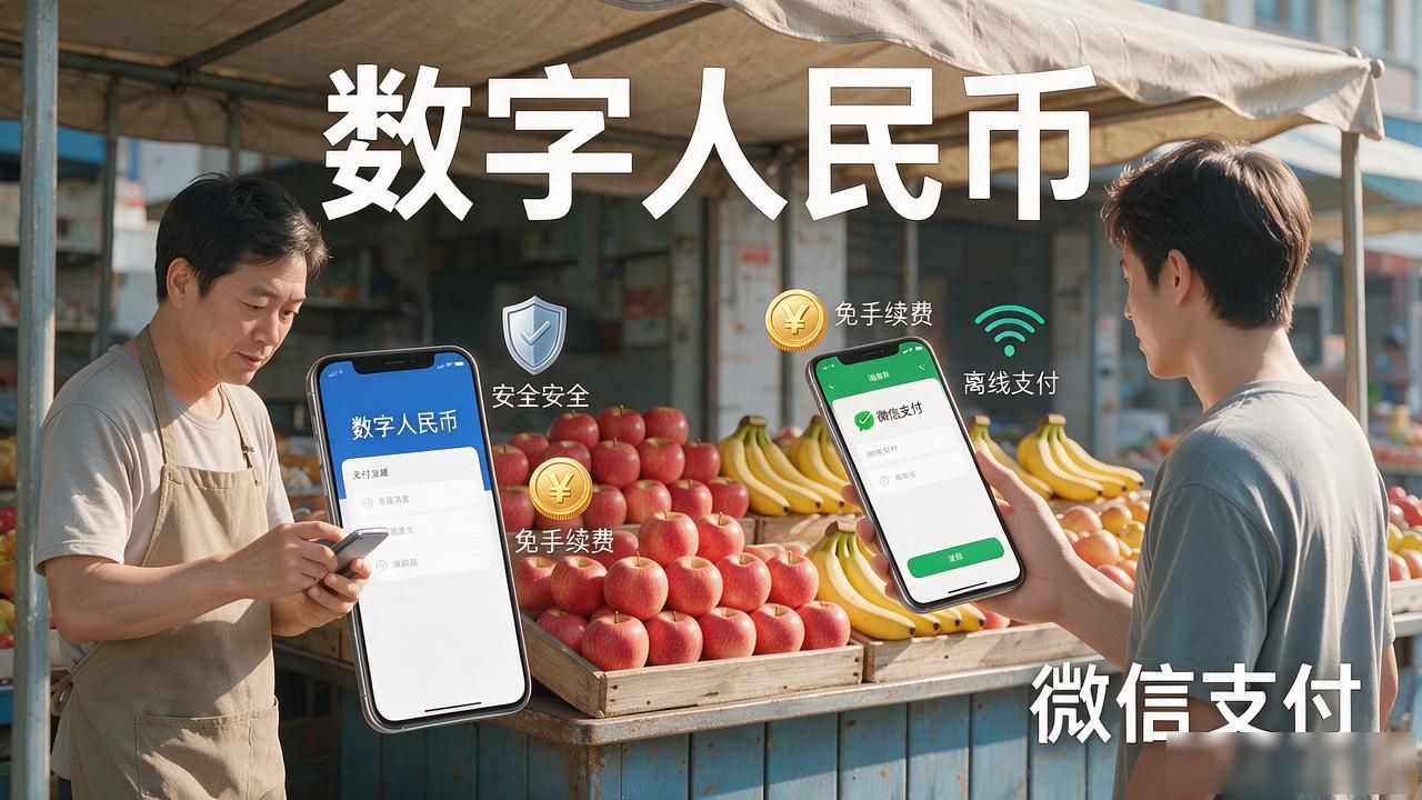 央行数字货币微信支付有啥区别｜数字人民币能在微信里付钱吗