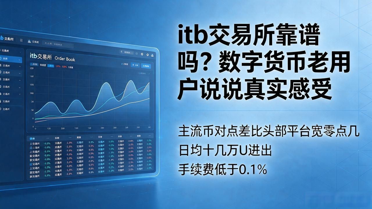 itb交易所靠谱吗？数字货币老用户说说真实感受