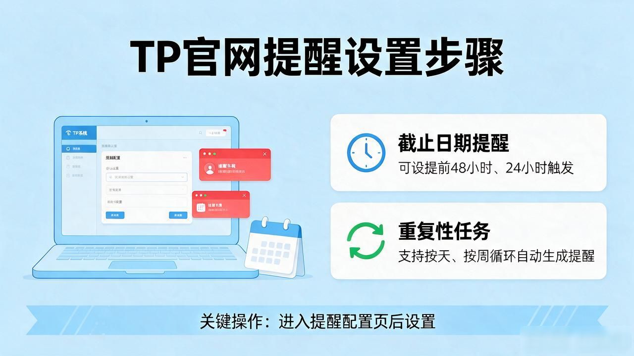 如何在TP官方网站下载中设置工作提醒_下载TP客户端提醒设置_TP客户端通知与提醒配置