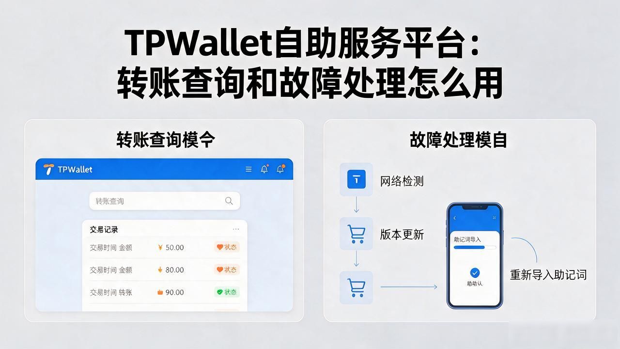 TPWallet自助服务平台：转账查询和故障处理怎么用