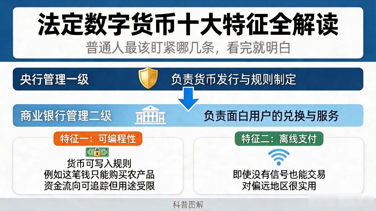 法定数字货币十大特征全解读，普通人最该盯紧哪几条，看完就明白