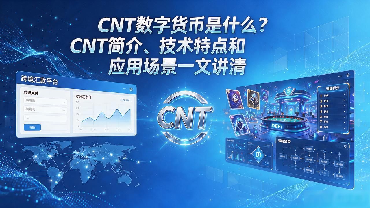 CNT数字货币是什么？CNT简介、技术特点和应用场景一文讲清