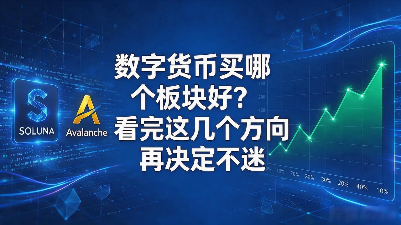 数字货币买哪个板块好？看完这几个方向再决定不迟