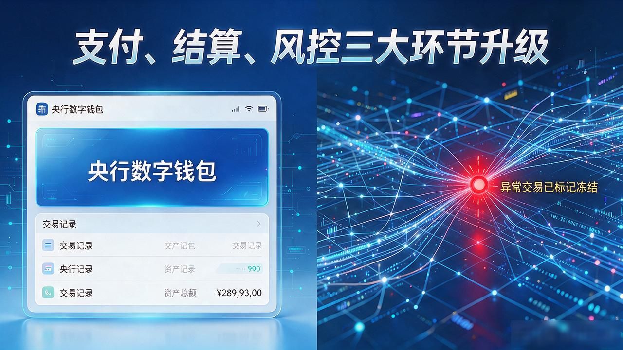 中心化数字货币升级，支付、结算、风控三大环节都改了什么
