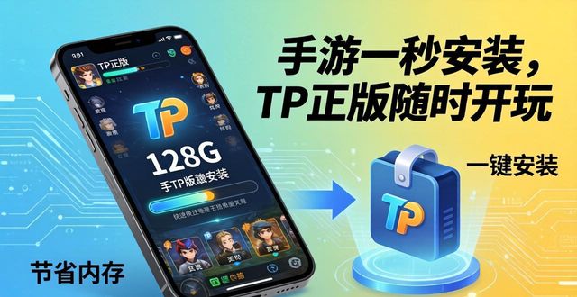 手游一秒安装，tp正版随时开玩