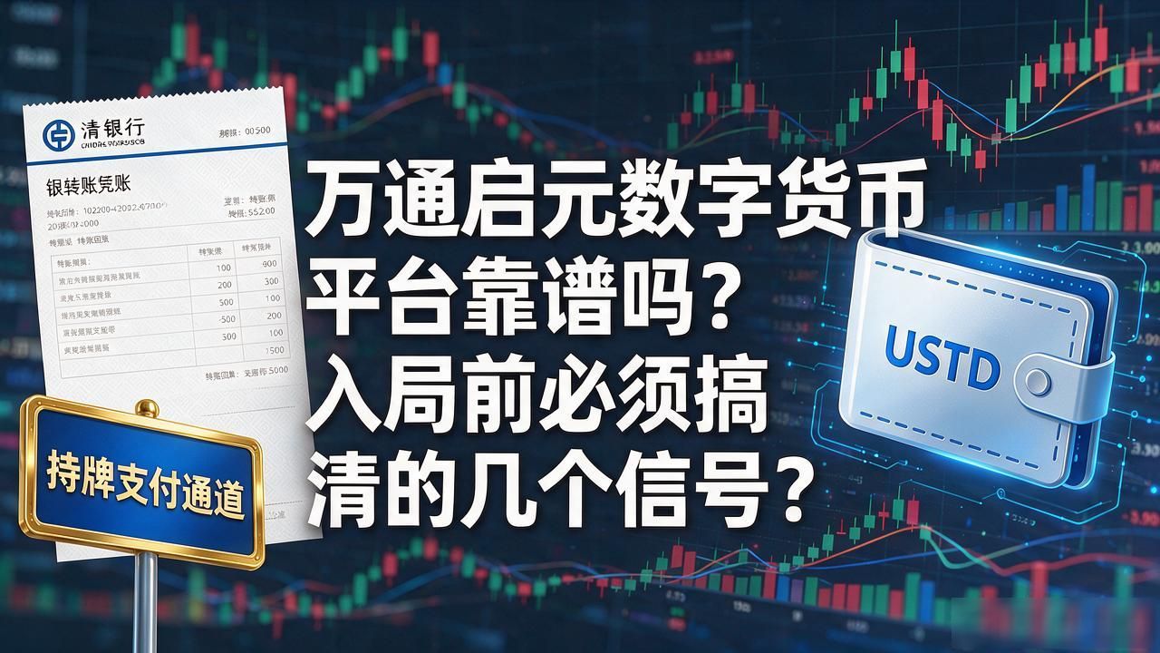 万通启元数字货币平台靠谱吗？入局前必须搞清的几个信号