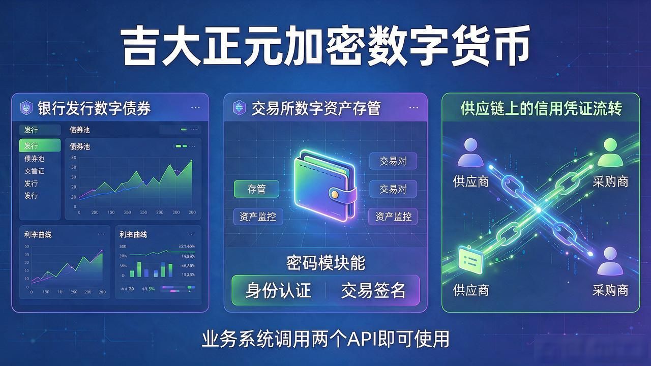 吉大正元加密数字货币，企业接入能省多少事，普通人用得上吗