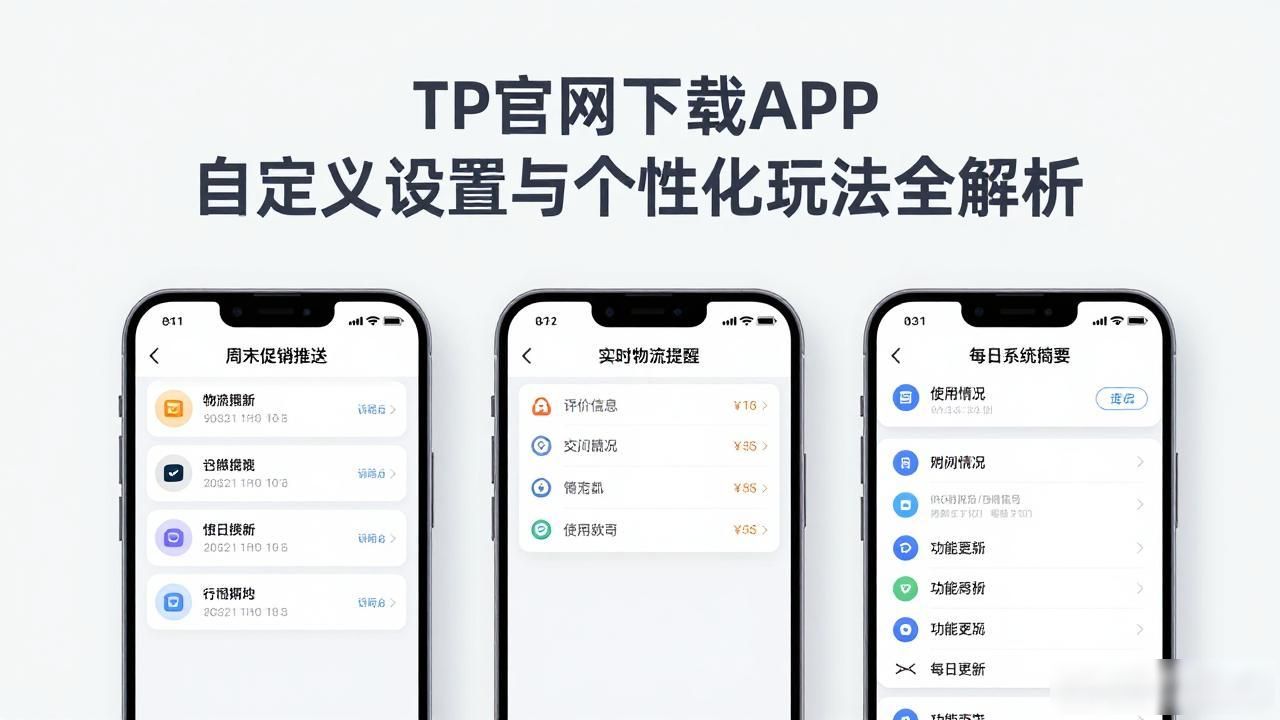 界面定制_TP官方网站下载APP的用户自定义与个性化设计_通知管理