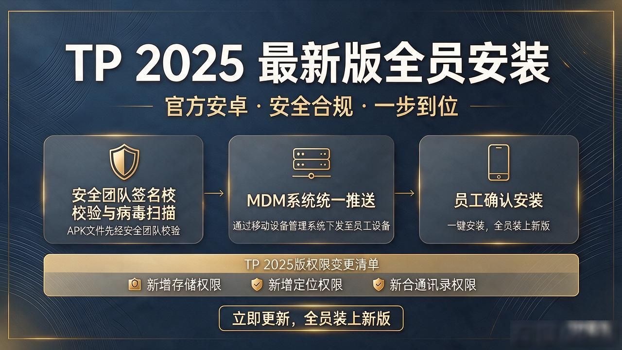 如何在企业中推广TP官方下载安卓最新版本2025_安全校验TP安卓2025_企业内推安卓新版本