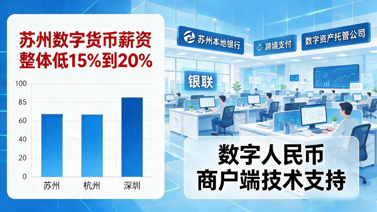 苏州数字货币最新工资：2026年各岗位月薪到底能拿多少
