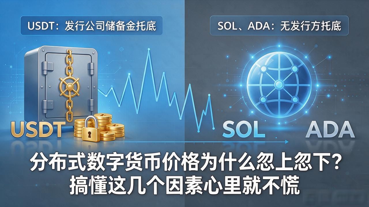 分布式数字货币价格为什么忽上忽下？搞懂这几个因素心里就不慌
