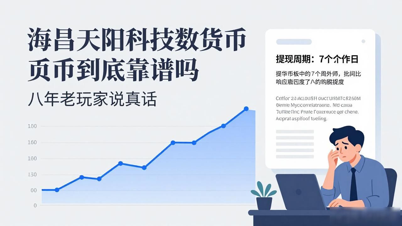 海昌天阳科技数字货币到底靠谱吗 八年老玩家说真话