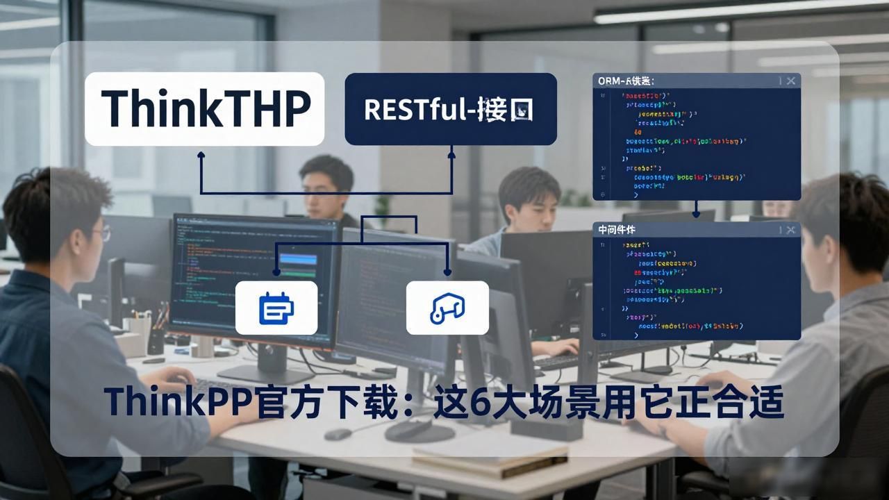 ThinkPHPAPI接口开发微服务_ThinkPHP企业级Web应用开发_tp官方正版下载应用场景探索