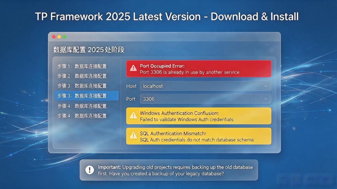 TP2025官网下载教程_TP2025版本选择与数据库匹配_如何通过TP官网2025最新版下载支持项目实施？