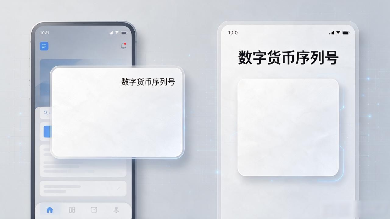 数字货币序列号怎么看？打开App盯住卡片右上角就找到了