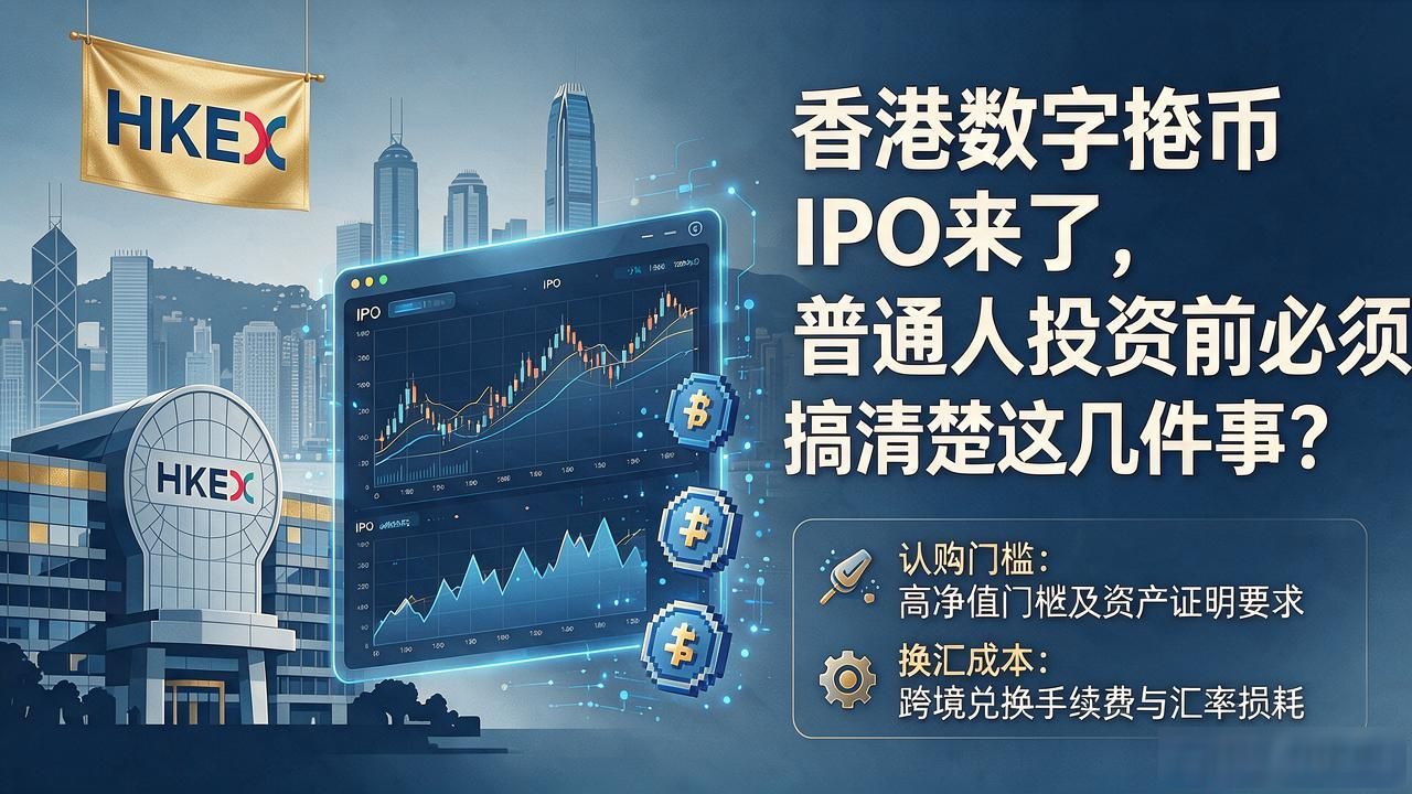 香港数字货币IPO来了，普通人投资前必须搞清楚这几件事