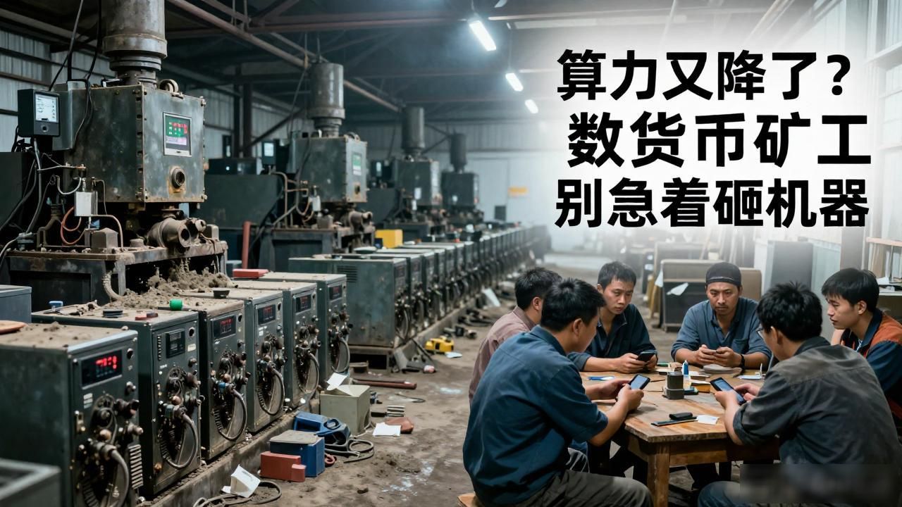 数字货币算力下降_矿机收益缩水_数字货币算力下降