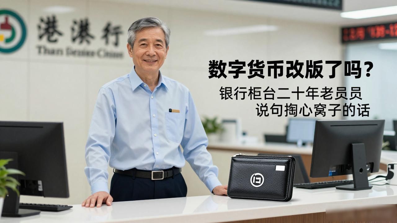 数字货币改版了吗？银行柜台二十年老员工说句掏心窝子的话