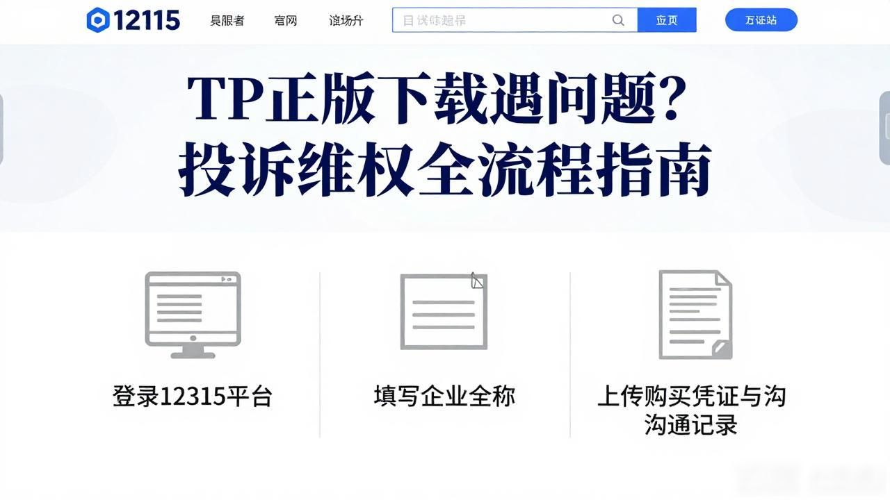 TP正版下载遇问题？投诉维权全流程指南