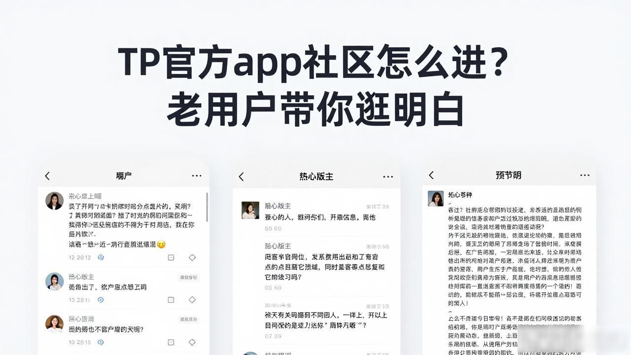 TP官方app社区怎么进？老用户带你逛明白