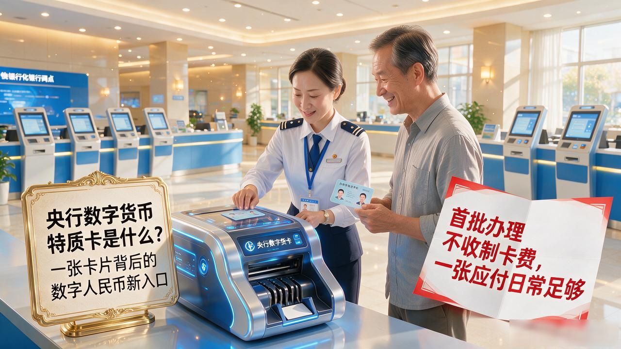 央行数字货币特质卡是什么？一张卡片背后的数字人民币新入口