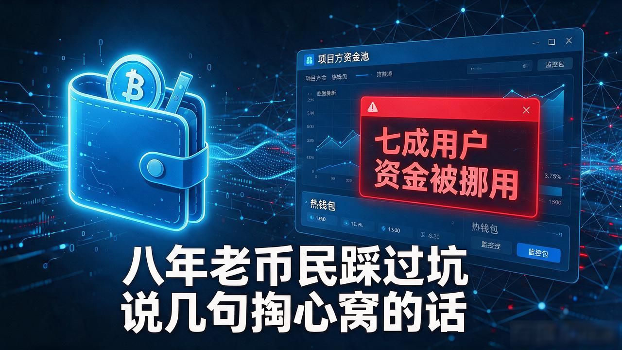 数字货币钱包会跑路吗？八年老币民踩过坑说几句掏心窝的话